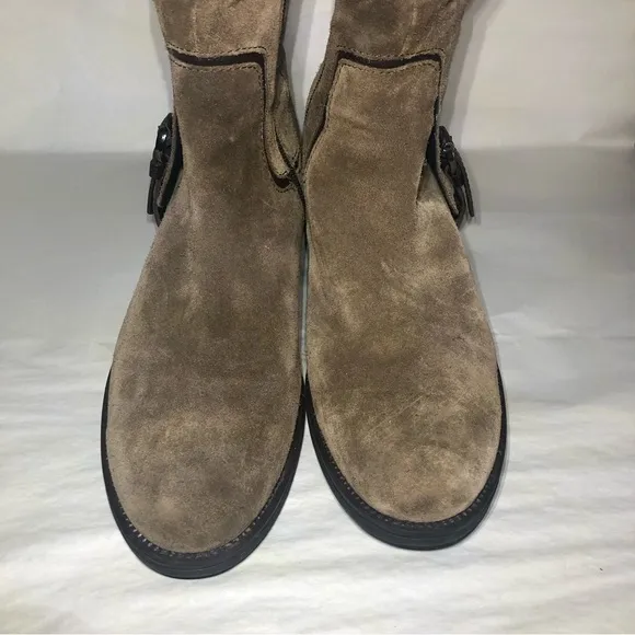 Stonefly Brown Leather/Suede Knee-Length Boots, EU 41