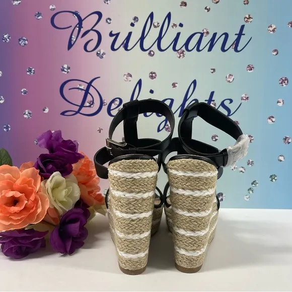 STRAPPY ESPADRILLE WEDGES