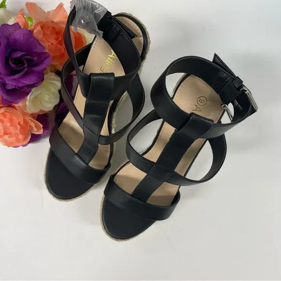 STRAPPY ESPADRILLE WEDGES