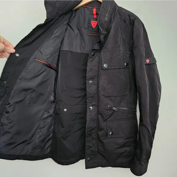 Strellson Sportswear Tempetion Transition Jacket Black Sz Medium