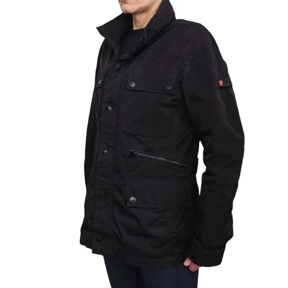 Strellson Sportswear Tempetion Transition Jacket Black Sz Medium
