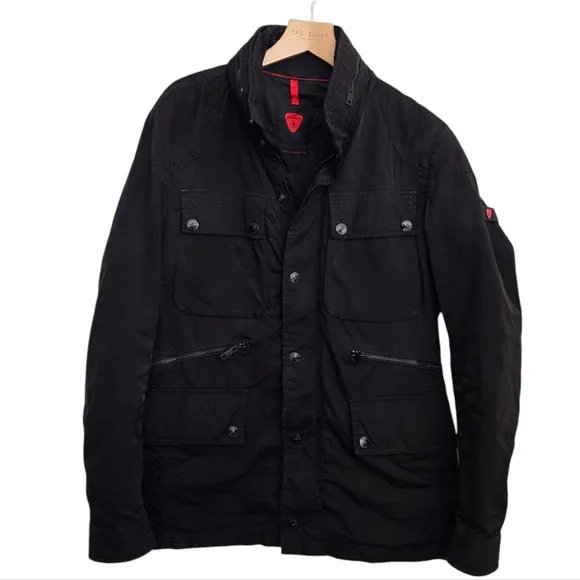 Strellson Sportswear Tempetion Transition Jacket Black Sz Medium