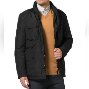 Strellson Sportswear Tempetion Transition Jacket Black Sz Medium