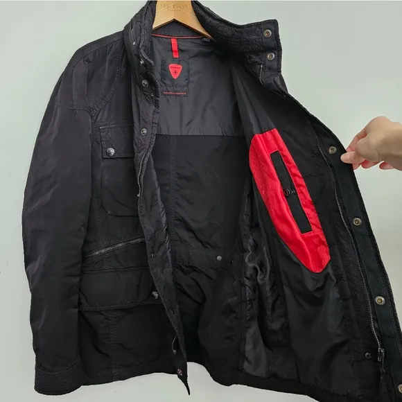 Strellson Sportswear Tempetion Transition Jacket Black Sz Medium