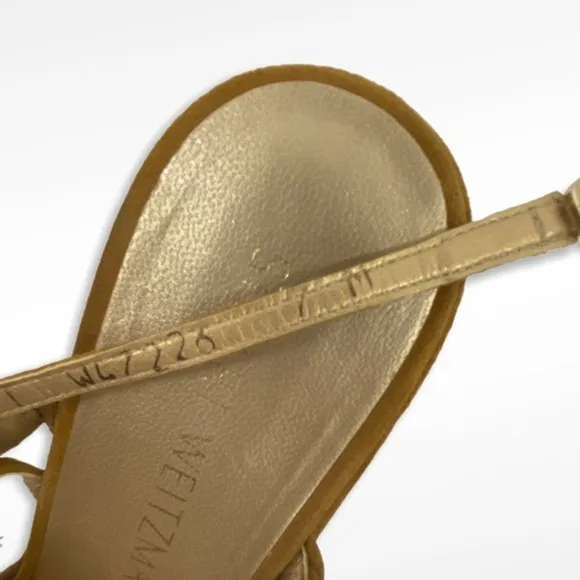 Stuart Weitzman Brown Suede Tassel Mania Wedges