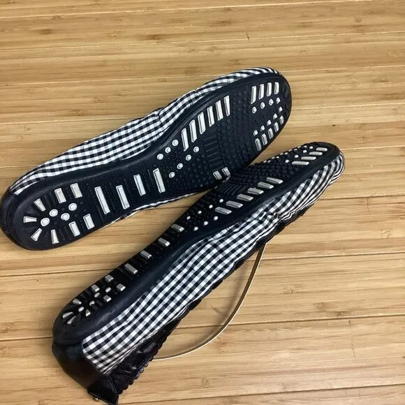 Stuart Weitzman Downbeat Gingham Ballet Flats 8