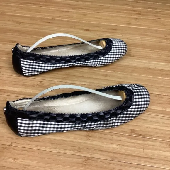 Stuart Weitzman Downbeat Gingham Ballet Flats 8