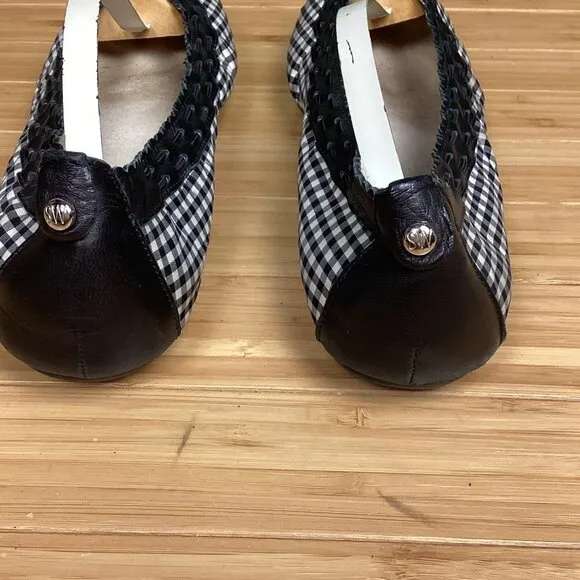 Stuart Weitzman Downbeat Gingham Ballet Flats 8