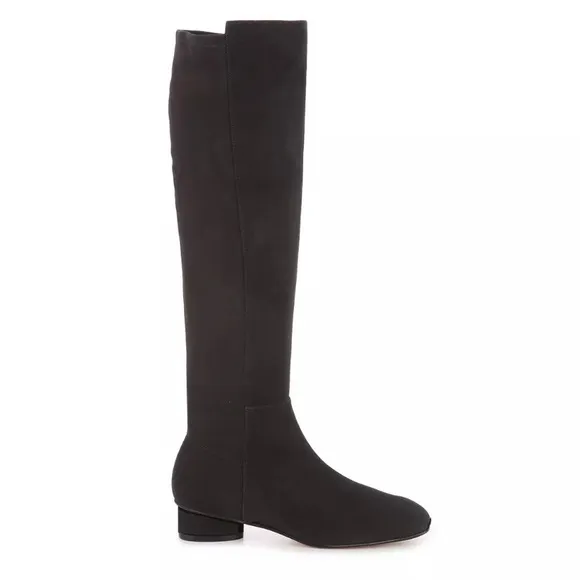 Stuart Weitzman Eloise 30 Black Knee High Boots Black Suede
