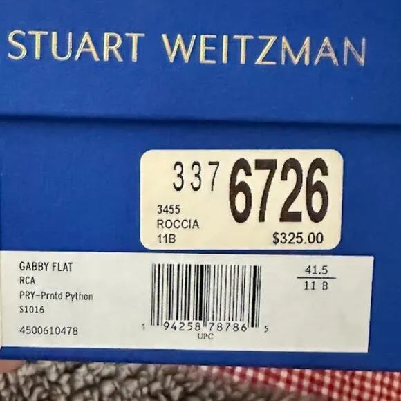 Stuart Weitzman Leather Gabby Flats