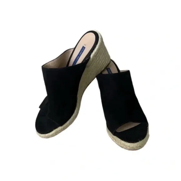 STUART WEITZMAN Marabella Suede Espadrille Wedge Sandals Size 9.5M