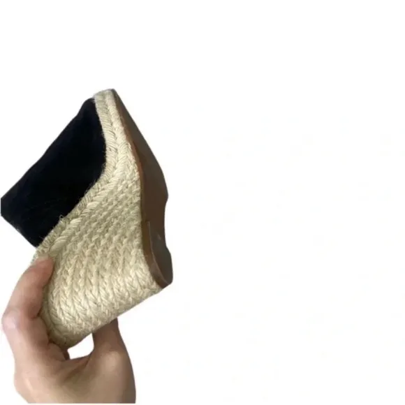 STUART WEITZMAN Marabella Suede Espadrille Wedge Sandals Size 9.5M