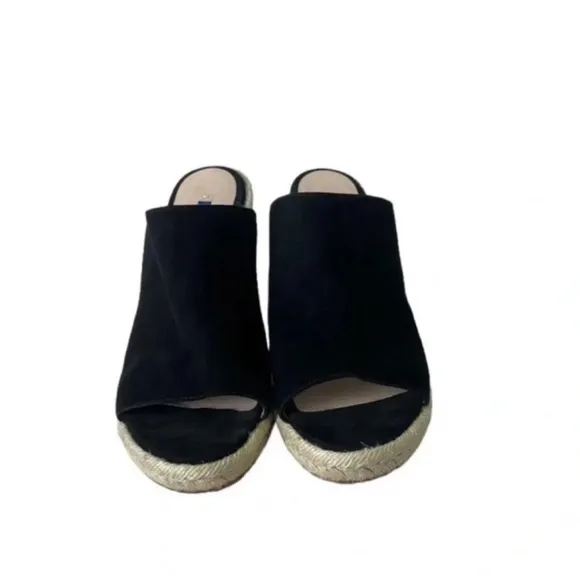 STUART WEITZMAN Marabella Suede Espadrille Wedge Sandals Size 9.5M