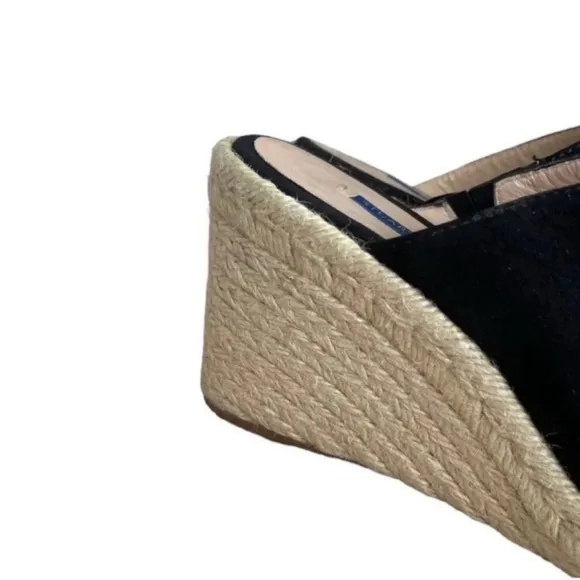 STUART WEITZMAN Marabella Suede Espadrille Wedge Sandals Size 9.5M