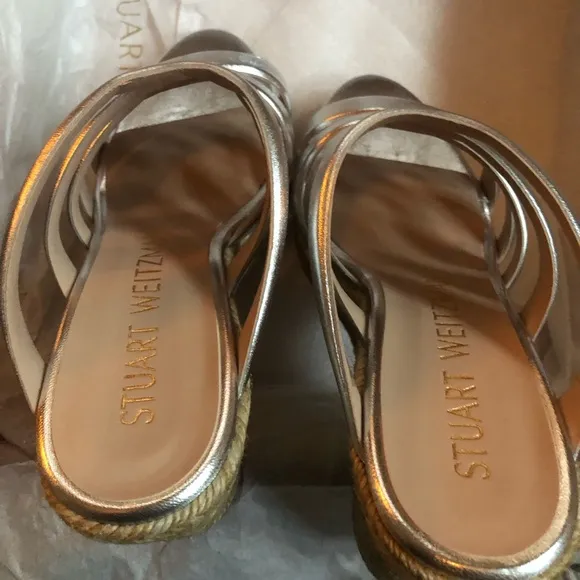 Stuart Weitzman. NIB Lilyana Espadrille Wedges. Size 8