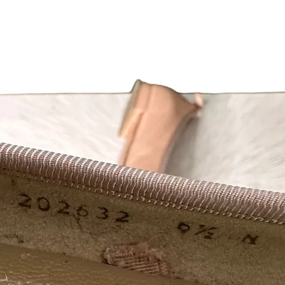 Stuart Weitzman | Pink Leather Back Bow Ballet Flats Size 6.5