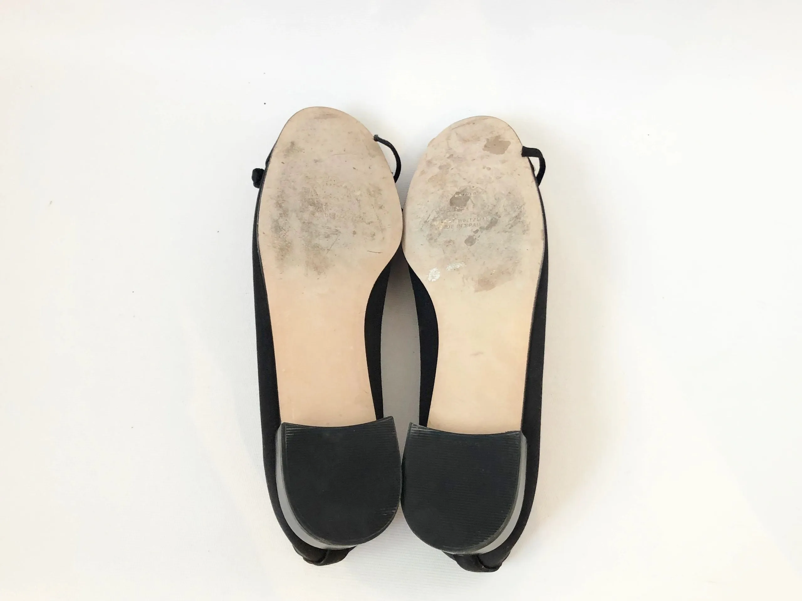 Stuart Weitzman Satin Ballet Flats Size 8