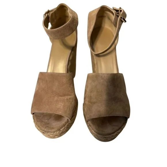 Stuart Weitzman Soho Gal Espadrille Wedges 10 Boho