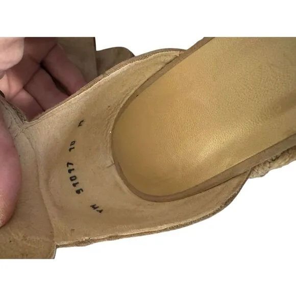 Stuart Weitzman Soho Gal Espadrille Wedges 10 Boho