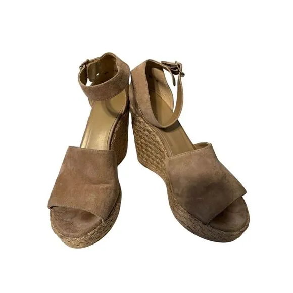 Stuart Weitzman Soho Gal Espadrille Wedges 10 Boho