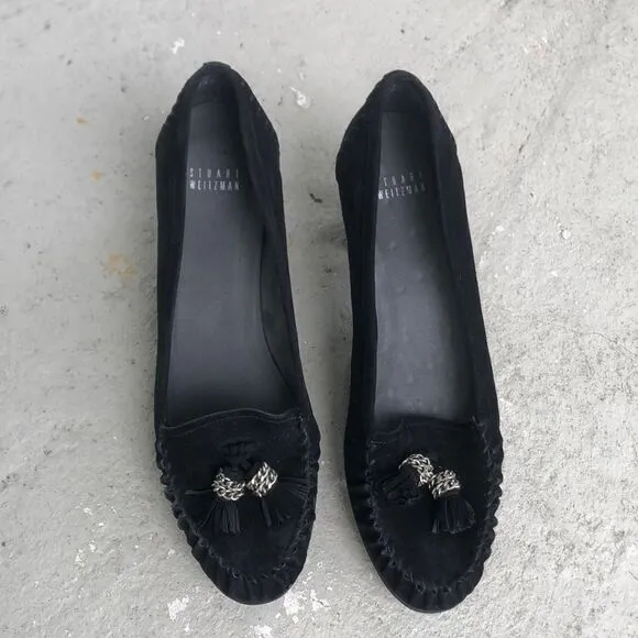 Stuart Weitzman platform moccasins