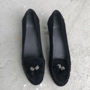 Stuart Weitzman platform moccasins