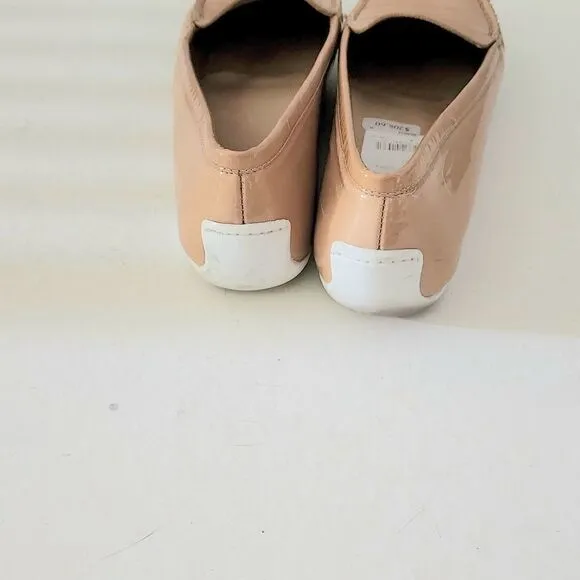 Stuwart Weitzman flats leather women's 7.5 patent leather camel color