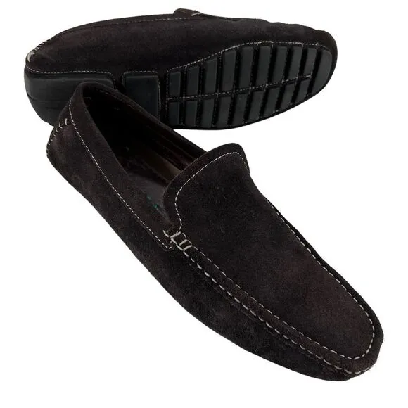 Suede Leather Driving Moccasins