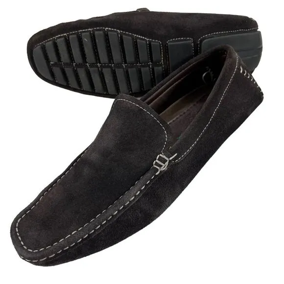 Suede Leather Driving Moccasins