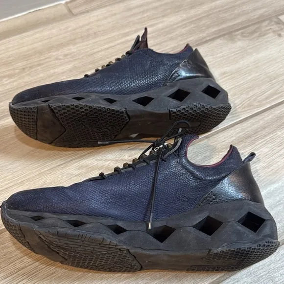 Super cool A.S.98 shoes size 37 u.s. 6.5 blue textured shoes and rivets A.S. 98
