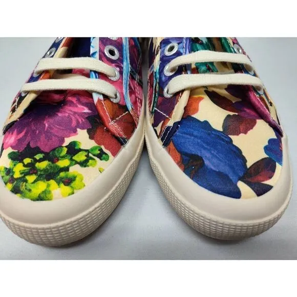 SUPERGA 2750 COTWFLOWERY USAM 8 USAW 9.5 NIB