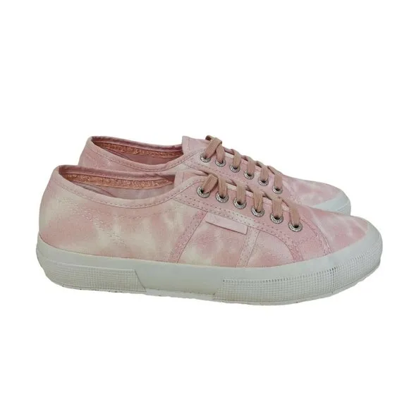 SUPERGA Women's Size 8,5 Pink Tie Dye Fantasy Cotu Sneaker 2750‎ Shoes NIB
