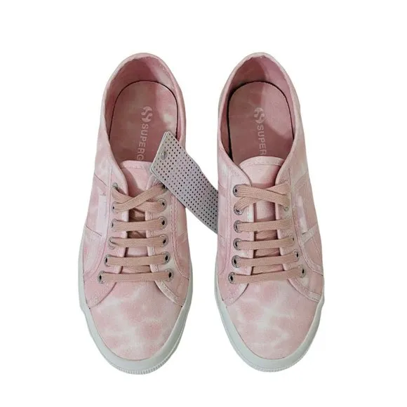 SUPERGA Women's Size 8,5 Pink Tie Dye Fantasy Cotu Sneaker 2750‎ Shoes NIB