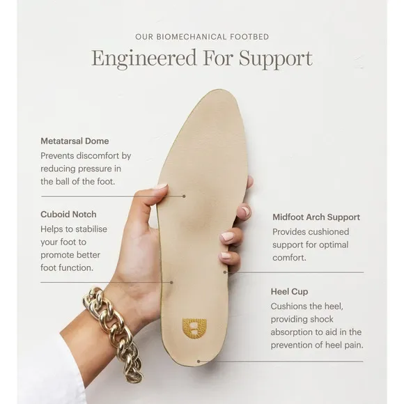 Surfbird Black Leather Ballet Flats