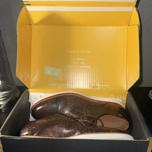 TAFT Men's Espresso Leather Shoes