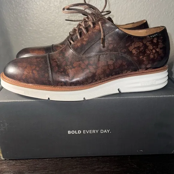 TAFT Men's Espresso Leather Shoes