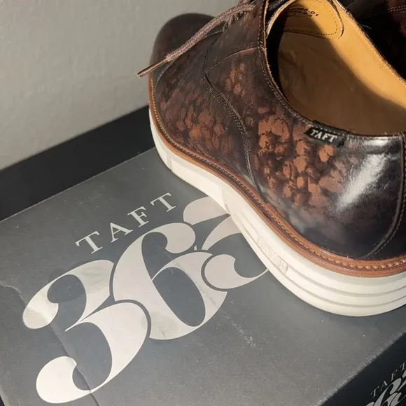 TAFT Men's Espresso Leather Shoes