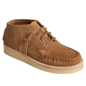 Tan suede Sperry X Rebecca Minkoff leather moccasins shoes