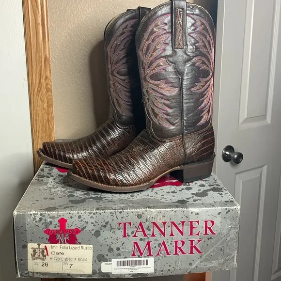 Tanner Mark Cowboy boots NIB