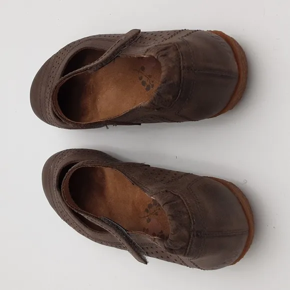 Taos transit Mary jane Flats brown women leather 7 casual y2k retro office
