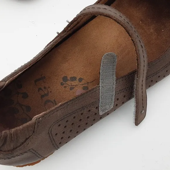 Taos transit Mary jane Flats brown women leather 7 casual y2k retro office