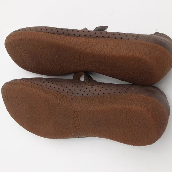 Taos transit Mary jane Flats brown women leather 7 casual y2k retro office