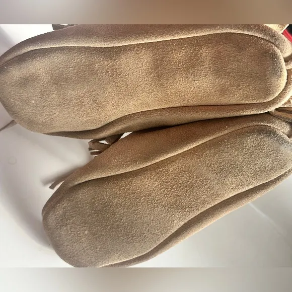 Taos vintage native made beaded moccasins.