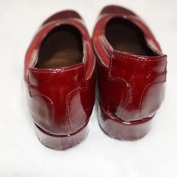 Taryn Rose Red Comfortable Patent Leather Heels