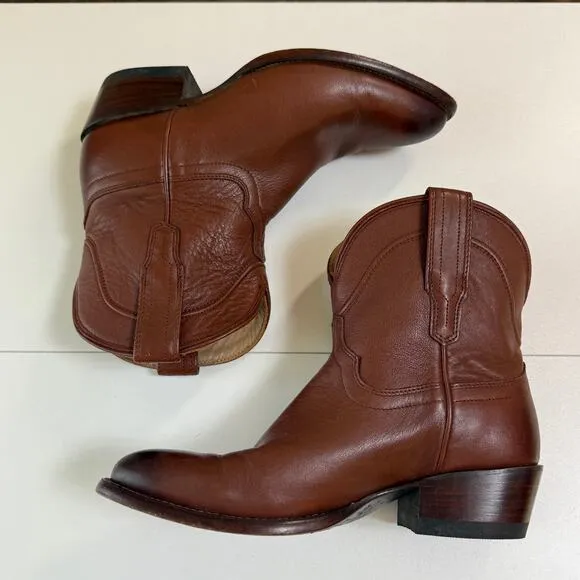 Tecovas The Penny Brown Leather Cowboy Boots 7B