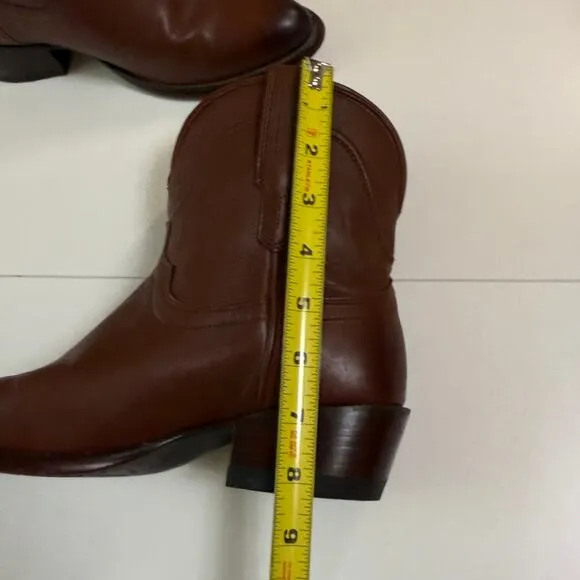 Tecovas The Penny Brown Leather Cowboy Boots 7B