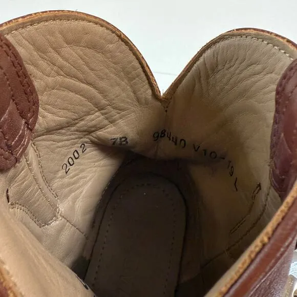 Tecovas The Penny Brown Leather Cowboy Boots 7B