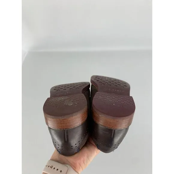 Ted Baker Deekun Plain Toe Derby Dress Shoe Mens Size 8 Brown