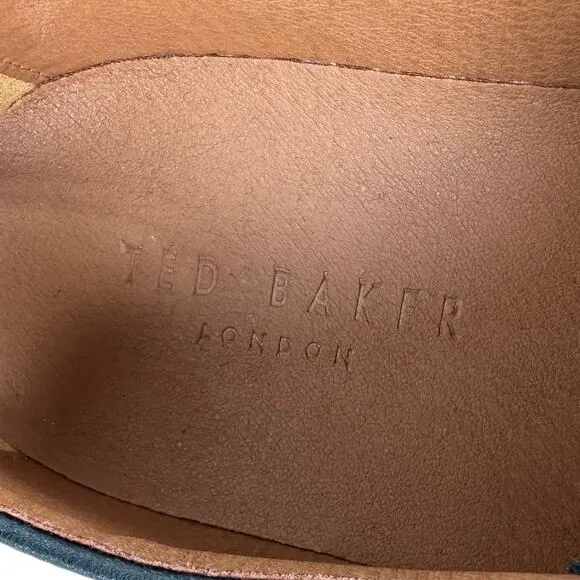 Ted Baker Kanten Leather Cupsole Derby Shoes Men's Size 11 New No Shoelaces