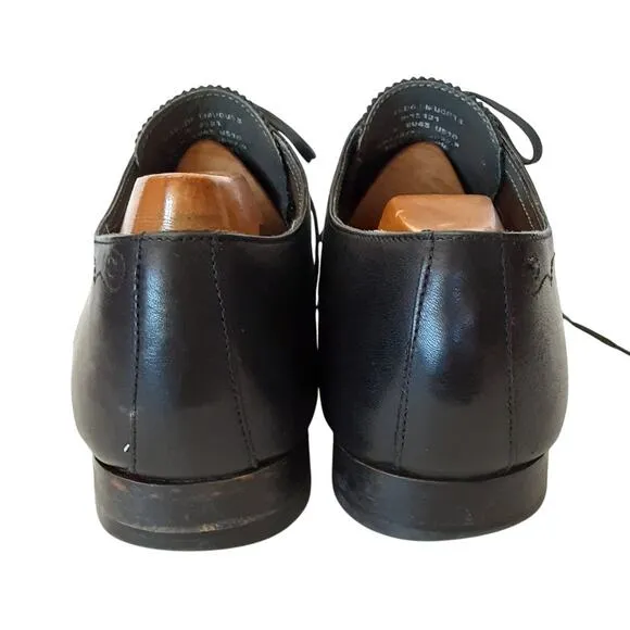 Ted Baker London Hake Derby Shoes Leather Oxford Dress Shoes Mens 10 Black
